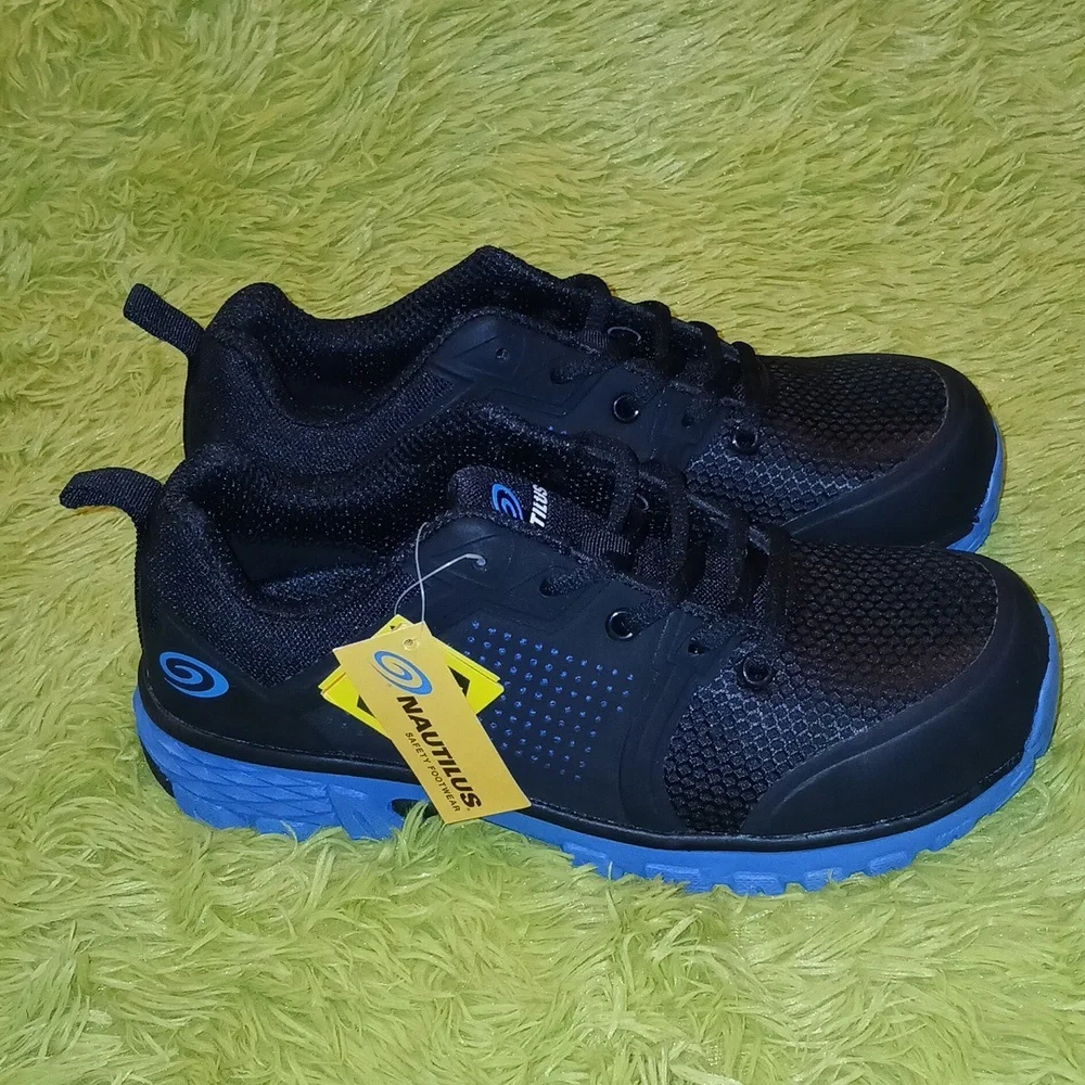 Nautilus Womens Zephyr Black Safety Shoes Size 7 Medium‎
